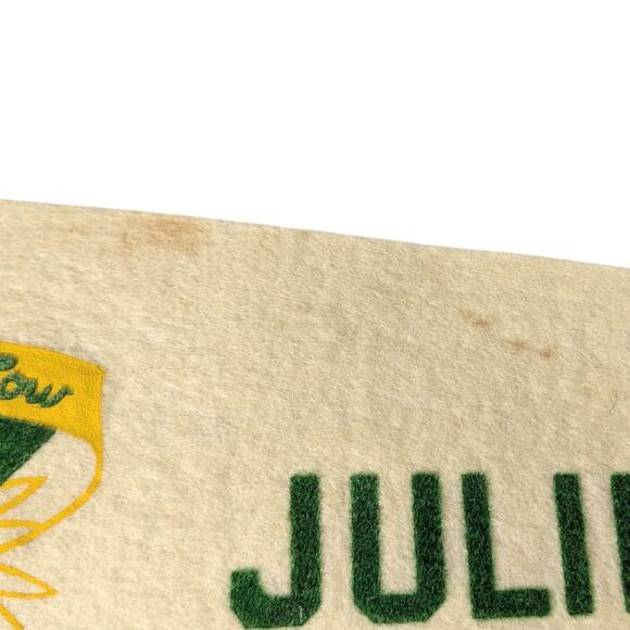 Vintage Savannah GA Juliette Low Birthplace Girl Scout Founder Pennant Flag - Picture 4 of 7